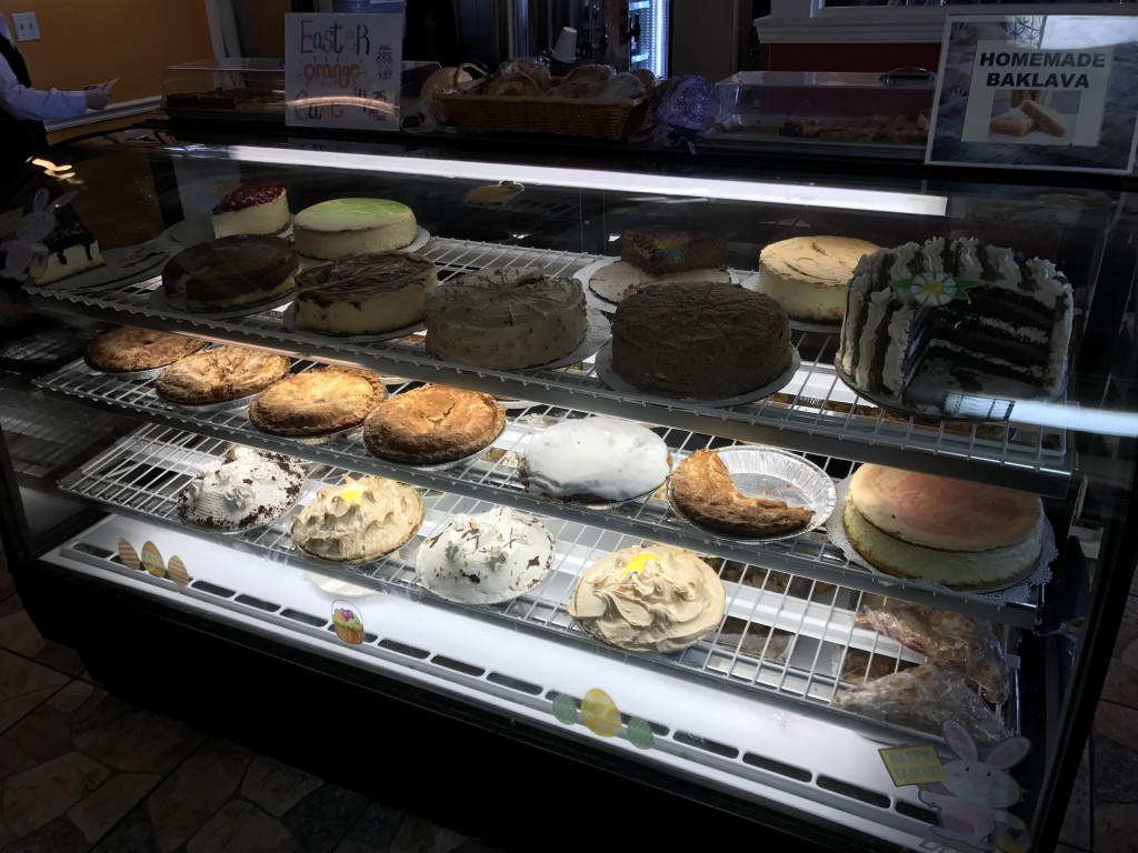 dessert display